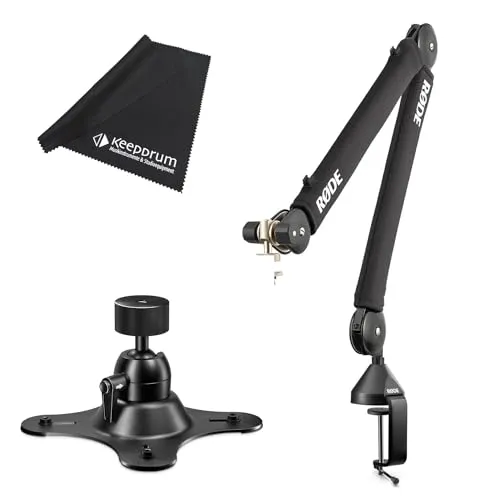 RØDE PSA1+ Mikrofonarm mit Vesa Mount - Professioneller Mikrofonarm für Podcaster und Streamer, innovatives Federsystem für präzise Positionierung und geräuschlose Bedienung. Ideal für Mikrofone bis 1,2 kg.