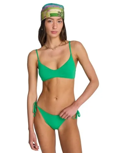 Billabong Bandeau-Bikini-Top Sol Searcher V Bralette grün S - Stylisches Bandeau-Bikini-Top in Summer Green, ideal für den Sommer. Ohne Bügel und aus hochwertigem Material für optimalen Tragekomfort. Maschinenwaschbar und perfekt für Strandtage!