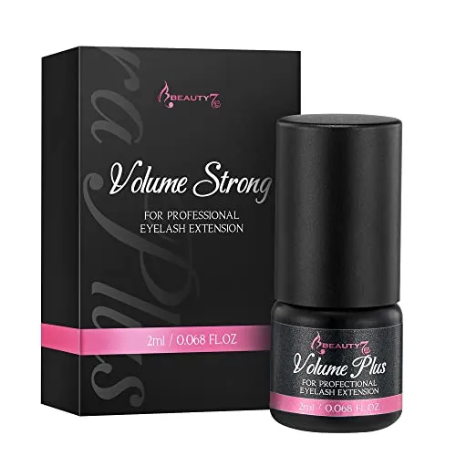 Beauty7 Dauerhafter Wimpernkleber Professional Eyelash Extension Glue für Wimpernverlängerung Permanent Lashes Glue Schwarzer wimpernkleber für einzelne wimpern Adhesive 2ml Trocknungszeit: 0.1s