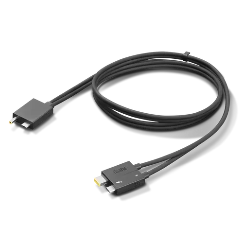 Lenovo ThinkPad Thunderbolt 4 WorkStation Dock Splitkabel - Sonstige Kabel & Adapter, bietet eine Übertragungsgeschwindigkeit von 40 Gbit/s und ermöglicht Schnellladen mit bis zu 100 W über USB-C.