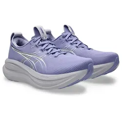 ASICS Damen Laufschuhe GEL-NIMBUS 28 – Leicht & Bequem - Erlebe den Komfort der GEL-NIMBUS™ 28! Mit nur 25 g weniger als die Vorgänger bieten diese Laufschuhe exzellente Dämpfung und ein angenehmes Tragegefühl für lange Läufe.