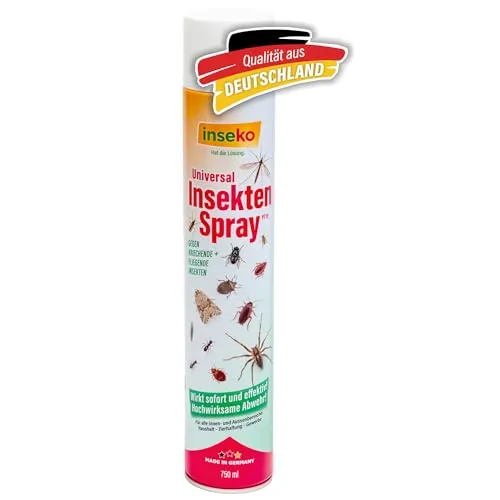 inseko Insekten Spray Universal - 750ml Ungezieferspray für Wohnung - effektive Abwehr bei Insektenbefall - wirkt sofort (PT19) (750 ml)