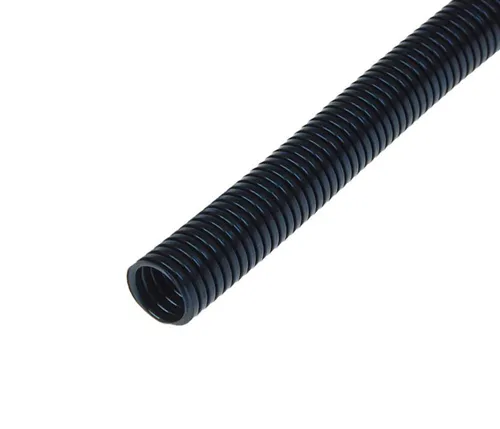 Mtr. Plica NYLFLEX NW12 schwarz 8018200032 - Kabelschutzrohr - Flexibles Kabelschutzrohr aus hochwertigem Polyamid, ideal für den professionellen Einsatz. Außendurchmesser 15,7 mm, temperaturbeständig von -40 bis 140 °C, halogenfrei und UV-beständig.