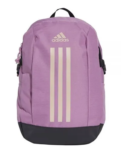 adidas Unisex Power Backpack - Preloved Purple/Sandy Pink - Daypack aus 100 % recyceltem Polyester mit gepolstertem Laptopfach und zahlreichen Taschen für optimalen Stauraum.
