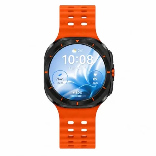 Samsung Galaxy Watch Ultra Titanium Gray - Smartwatch mit 3,81 cm AMOLED-Display, IP68 Wasserbeständigkeit und 590 mAh Akku. Ideal für Fitness und Gesundheit mit Herzfrequenzmonitor und GPS.