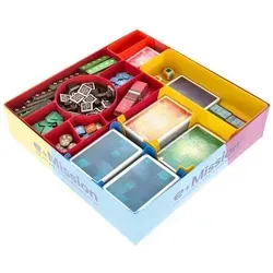 Feldherr Organizer Insert für E-Mission - Grundspielbox - Warenpräsentationen: Perfekte Ordnung für deine E-Mission Brettspielbox mit individuellem Design, einfacher Sortierung und schnellem Spielaufbau.