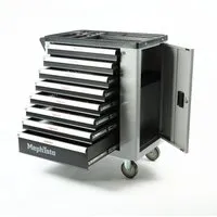 Mephisto-Tools Werkzeugwagen - Fertig montiert und bestückt - Werkstattwagen mit 7 Schubladen, abschließbar und bis zu 35 kg belastbar pro Schublade. Ideal für Profis, die Wert auf Ordnung und Sicherheit legen.
