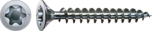 SPAX Universalschraube, 3 x 12 mm, 1000 Stück, Vollgewinde, Senkkopf, T-STAR plus T10, S-Spitze, WIROX - 1191010300125