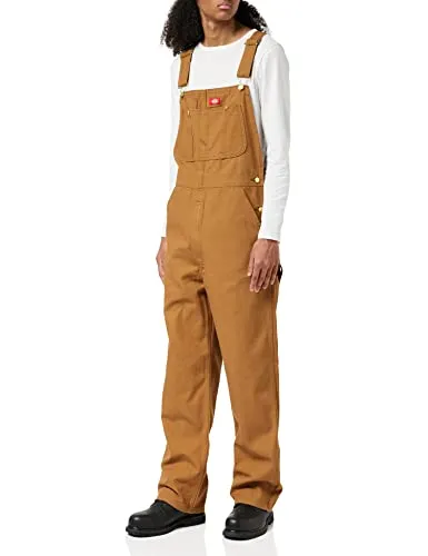 Dickies Herren Latzhose DB100 - Bib Overall,Braun (Rinsed Brown),W30/L32