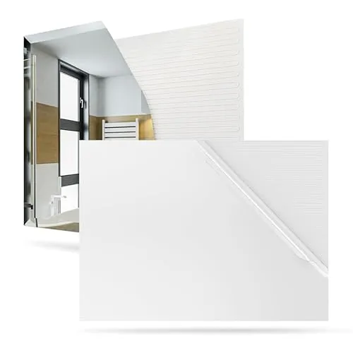 Termofol Heizfolie 230v unter Wandspiegel - Heizmatte Anti-Dampf fur Badezimmer - Badspiegel Heizung Elektrisch - Spiegelheizung Wandheizung Folie - Rechteckig - 54x80 cm(88W)