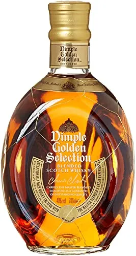 Dimple Golden Selection Whisky - Edler Blend aus Schottland mit 40% Vol., perfekt für Whisky-Liebhaber, die einen milden und vollmundigen Geschmack schätzen.