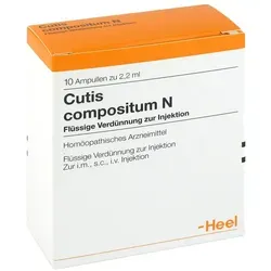 Cutis Compositum N Ampullen - Apothekenpflichtige Heilmittel, unterstützt Ihre Gesundheit und Wohlbefinden