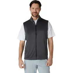 Callaway Weste Chev High Gauge, grau - Stylische Golfweste aus weichem Thermomaterial mit durchgehendem Reißverschluss und modischem Stehkragen. Bietet Komfort und Bewegungsfreiheit – ideal für jede Golfrunde.