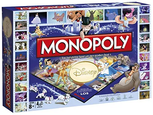 MONOPOLY Disney Classic's - Erlebt spielerisch den Zauber der Disney-Filme! | Gesellschaftsspiel | Familienspiel | Brettspielklassiker |