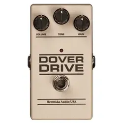 Lovepedal Hermida Dover Drive Effekt Pedal für Gitarre - Effektgerät für Gitarre & Bass – Das Dover Drive Pedal bietet eine einzigartige Kombination aus Overdrive und Fuzz, ideal für bluesige Leads und kraftvolle Riffs mit vielseitigen Klangmöglichkeiten.