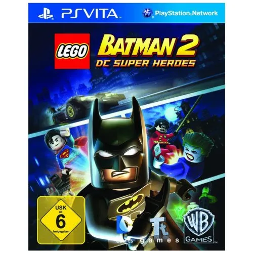 LEGO Batman 2 - DC Super Heroes für PlayStation Vita - Action-Adventure Spiel mit beliebten DC-Charakteren, bietet spannende Koop-Missionen und humorvolle LEGO-Interaktionen.