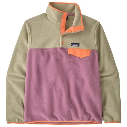 Patagonia Women's Lightweight Synchilla Snap-T Fleece Pullover - Gr. S Bunt - Leichter Fleece-Pullover aus 100% Polyester, ideal für Reisen und Outdoor-Aktivitäten. Komfortabel und farbenfroh, ohne Kapuze; entdecke weitere Angebote von Patagonia bei Bergfreunde.de!