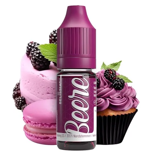 Belissia Lebensmittelfarbe Beere - 10ml flüssig & hochkonzentriert - Lebensmittelechte Speisefarbe zum Backen, Kochen, Fondant & DIY - vegan, stark färbend, geschmacksneutral