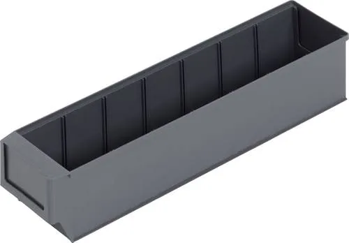Alutec 66029 Sichtlagerkasten (L x B x H) 400 x 91 x 81mm Dunkelgrau 1St.
