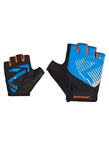 Ziener Kinder Cull Fahrrad-/Mountainbike-/Radsport-Handschuhe | Kurzfinger - atmungsaktiv/dämpfend, Persian Blue, M