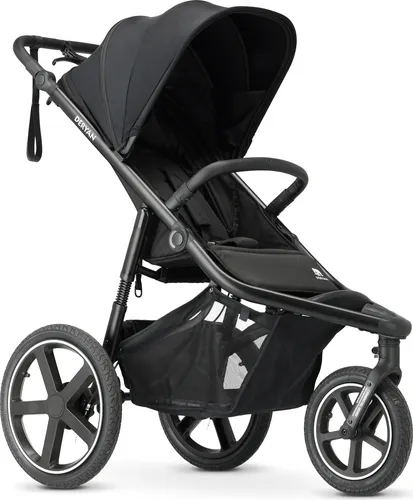 DERYAN Luxus Bolt Jogging Kinderwagen - Jogging Buggy für aktive Eltern - Buggys mit leichtem, zusammenklappbarem Design, großen Geländeluftreifen und inklusive Moskitonetz für unbeschwertes Joggen mit Ihrem Kind.