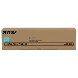 Develop TN216C A11G4D1 Toner Cyan - Original - Original Develop TN216C Lasertoner in Cyan, für die Modelle ineo C220 und C280. Mit einer Reichweite von ca. 26.000 Seiten überzeugt er durch hohe Druckqualität und Zuverlässigkeit im täglichen Einsatz.