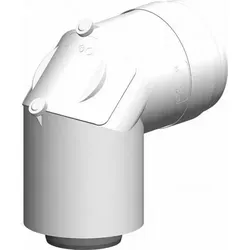 ATEC Abgas 1501 87°-Kontroll-Bogen, DN80/125 - Konzentrischer 87°-Kontroll-Bogen für effiziente Abgasführung, ideal für den Einsatz in Heizungsanlagen. Robuste Poly Twin Ausführung für langlebige Nutzung.
