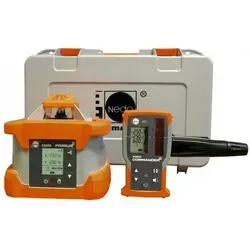 Nedo PRIMUS 2 H2N inkl. COMMANDER 2 H2N, Laserklasse 2 - Selbstnivellierendes Lasergerät für präzise Messungen, ideal für Bau- und Renovierungsprojekte.