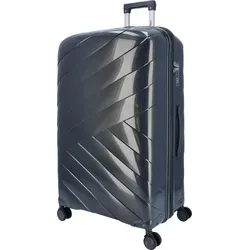 DYX 4 Rollen Koffer XL 85 cm Dubai grau – Stilvoll reisen - Der geräumige DYX Koffer aus der Dubai-Kollektion überzeugt mit einer robusten Hartschale und flexibler Dehnfalte. 4 leichtgängige Rollen und ein TSA-Zahlenschloss bieten Komfort und Sicherheit für jede Reise.