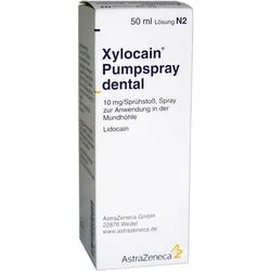 Xylocain Pumpspray Dental - Schnell wirkendes Betäubungsspray mit Bananengeschmack, ideal für Erwachsene und Kinder ab 3 Jahren