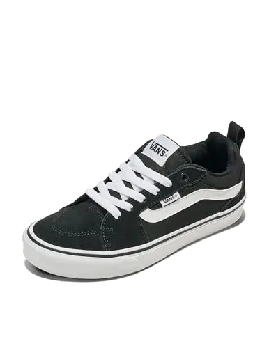 Vans Filmore Sportlicher Schnürer Schwarz 41.5 - Sportlicher Schnürer Filmore in Schwarz/Weiß, ideal für den Alltag. Bequem und vielseitig, mit flachem Absatz und hochwertigem Leder-Obermaterial.