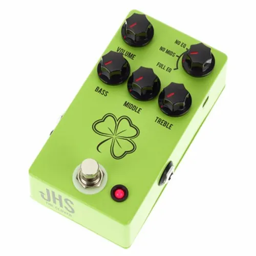 JHS Pedals The Clover Preamp B-Stock - B-Stock, JHS The Clover Preamp für Gitarre & Bass, 3-Band EQ mit bis zu +24 dB Boost, ideal für Röhrenverstärker und vielseitige Klanggestaltung.