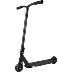 Chilli Pro Scooter Stuntscooter Chilli Reaper schwarz - Roller / Kickboards, ideal für Anfänger und Fortgeschrittene, mit rutschfesten Handgriffen und robustem Design für maximalen Fahrspaß.
