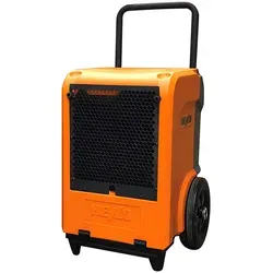 Heylo Bautrockner KT 45 - 50L/Tag, Luftfilter & Ablaufschlauch - Effizienter Bautrockner für Räume bis 120m², mit 50L Entfeuchtungsleistung pro Tag und integriertem Luftfilter für längere Lebensdauer. Ideal für Baustellen und Keller.