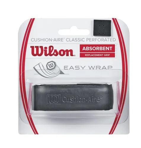 Wilson Basisband Cushion Aire Classic Perforated schwarz - 1 Stück
