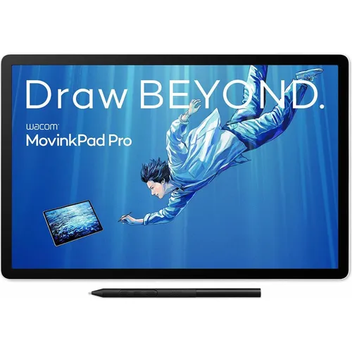 Wacom MovinkPad Pro 14" Grafiktablett - Professionelles, tragbares Grafiktablett für kreative Profis, bietet präzise Eingabe und hohe Druckempfindlichkeit für beeindruckende digitale Kunst.
