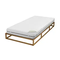 Biberna Molton-Matratzenauflage "Sleep & Protect" 90 x 200 cm - Wasserundurchlässige Matratzenauflage, ideal für Allergiker. Hautsympathisch und wärmeisolierend, sorgt für optimalen Schlafkomfort.