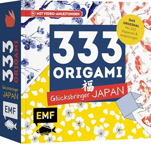 Origami – Glücksbringer Japan: Das Original – Mit 333 feinen Papieren & Anleitungen für Glücksboten und Horoskop-Tiere 333