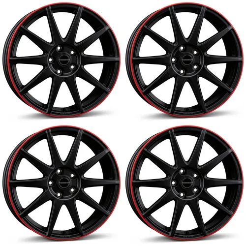Borbet Felgen GTX 8.0x19 ET50 5x114.3 SWMRED für Hyundai Grand Santa Fe i20 i3 4