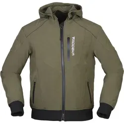 Modeka Clarke wasserdichte Motorrad Textiljacke 8XL - Motorradjacke mit wasserdichter Z-Liner Membrane und herausnehmbarer Thermoweste, ideal für Fahrten bei jedem Wetter.
