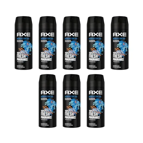 AXE Bodyspray Anarchy for Him – Aluminiumfreies Deodorant für Männer - Deospray für Männer mit 48 Stunden Schutz vor Körpergeruch, Fragrance Boost Technology für langanhaltenden Duft und geruchsbekämpfende Zink-Technologie für ein frisches Dufterlebnis.