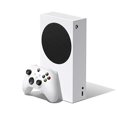 Xbox Series S Weiß - Kompakte Next-Gen Konsole - Entdecken Sie die Xbox Series S, die kleinste und eleganteste Konsole. Genießen Sie digitale Spiele ohne Disc und profitieren Sie von schneller Leistung und umfangreicher Spielebibliothek.