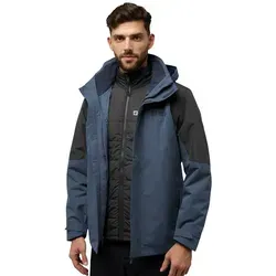 Jack Wolfskin Romberg 3IN1 Jacket M - Vielseitige Funktionsjacke für Herren - Funktionsjacken, 3-in-1 Design mit Primaloft-Isolation, ideal für wechselhafte Wetterbedingungen und nachhaltig durch bluesign-zertifizierte Materialien.