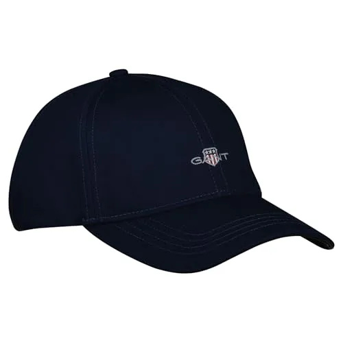 GANT Cap SHIELD HIGH Unisex L/XL - Kopfbedeckung aus 100% Baumwolle mit regulierbarer Passform, markanter GANT-Logo-Stickerei und sportlicher Metallschnalle für einen trendigen Look.