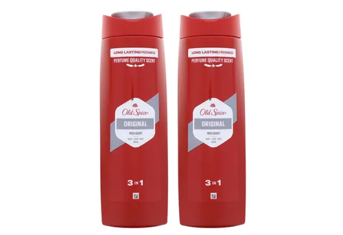 Old Spice Duschgel 2 x Old Spice Original 3in1 Duschgel für Haar Gesicht&Körper je 400ml
