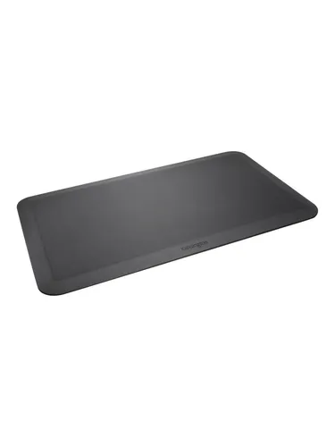 Anti-Ermüdungsmatte schwarz - Ergonomische Stehmatte für Büro - Sonstige Büromöbel mit patentierter 17 mm Kautschukgel-Konstruktion, die die Durchblutung fördert und Ermüdung an Beinen, Rücken und Füßen reduziert. Ideal für Steharbeitsplätze.