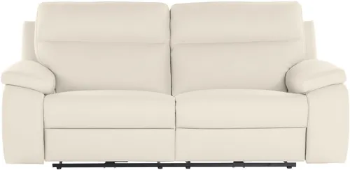 CALIA ITALIA 3-Sitzer Primo, hoher Sitzkomfort mit tollem Design, in Leder, optional mit elektrischer Relaxfunktion