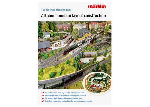 Märklin 03061 Gleisplanbuch - Modellbahn Planung leicht gemacht - Umfassendes Gleisplanbuch mit über 160 Seiten und 25 Gleisplänen für C- und K-Gleis. Ideal für Modellbahn-Enthusiasten zur Planung und Gestaltung.