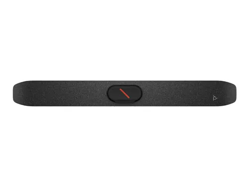 Poly Studio V12 USB Videobar für kleine Räume - Webcams - Leistungsstarke Videokonferenzlösung mit 4K UltraHD Kamera und KI-gestützter Audioqualität für optimale Meetings in kleinen Besprechungsräumen.