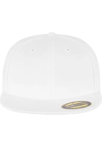 Flexfit Erwachsene Mütze Premium 210 Fitted, weiß (White), L/XL